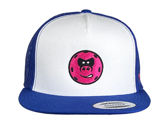 Ed Yeti - Flat Brim - White/Royal