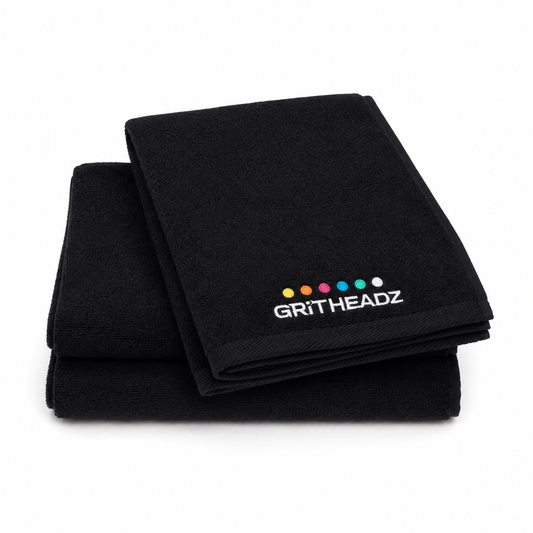 Player Towel — Set of 3 — Black